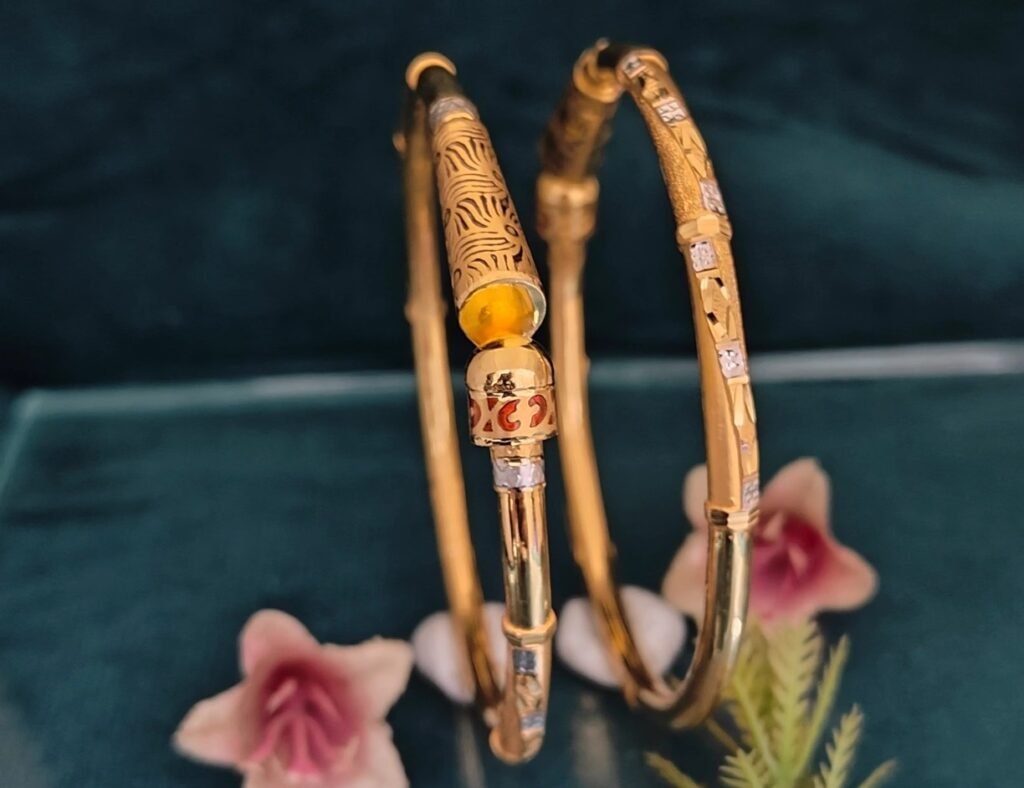 916 Gold Trending Single Pipe Kadli SP-015