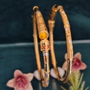 916 Gold Trending Single Pipe Kadli SP-015