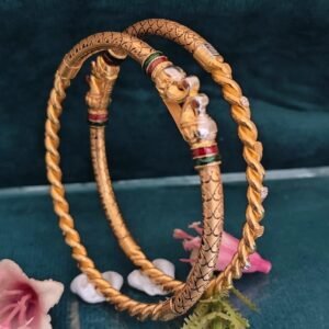 916 Gold Handmade Single Pipe Kadli SP-019