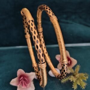 916 Gold Designer Single Pipe Kadli SP-021