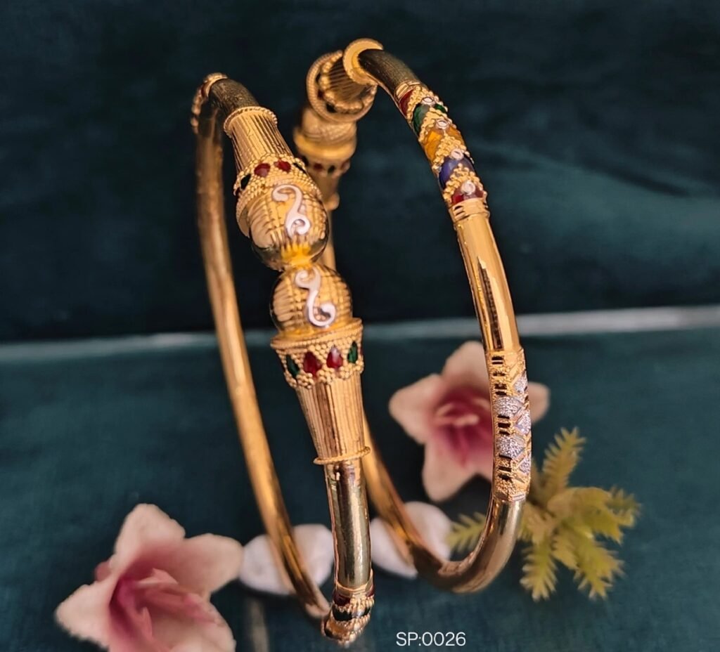 916 Gold Royal Single Pipe Kadli SP-026