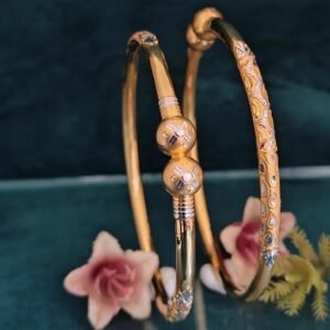 916 Gold Unique  Single Pipe Kadli SP-033