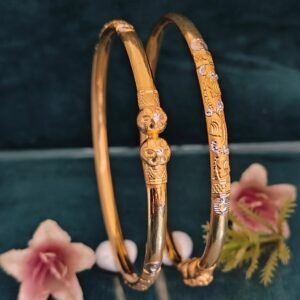 916 Gold Unique  Single Pipe Kadli SP-052