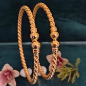 916 Gold Daily Wear Single Pipe Kadli SP-056