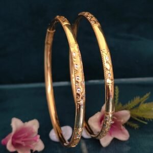 916 Gold Handmade Single Pipe Kadli SP-057