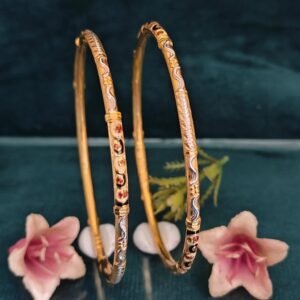 916 Gold Stunning Single Pipe Kadli SP-069