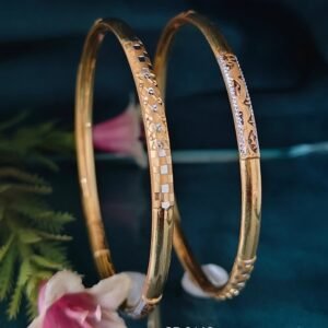 916 Gold Beautiful Single Pipe Kadli SP-148