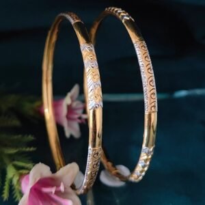 916 Gold Classy  Single Pipe Kadli SP-151