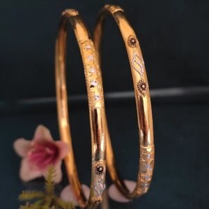 916 Gold Designer Single Pipe Kadli SP-238