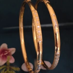 916 Gold Modern Single Pipe Kadli SP-240