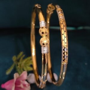 916 Gold Classy  Single Pipe Kadli SP-285