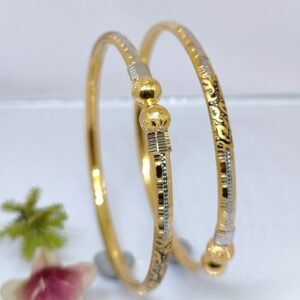 916 Gold Simple  Single Pipe Kadli SP-286