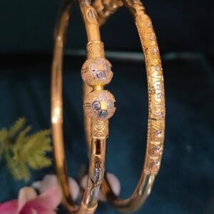 916 Gold Daily Wear Single Pipe Kadli SP-287