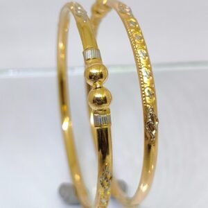 916 Gold Designer Single Pipe Kadli SP-290