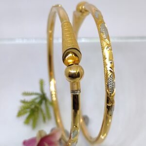 916 Gold Hallmarked Single Pipe Kadli SP-291