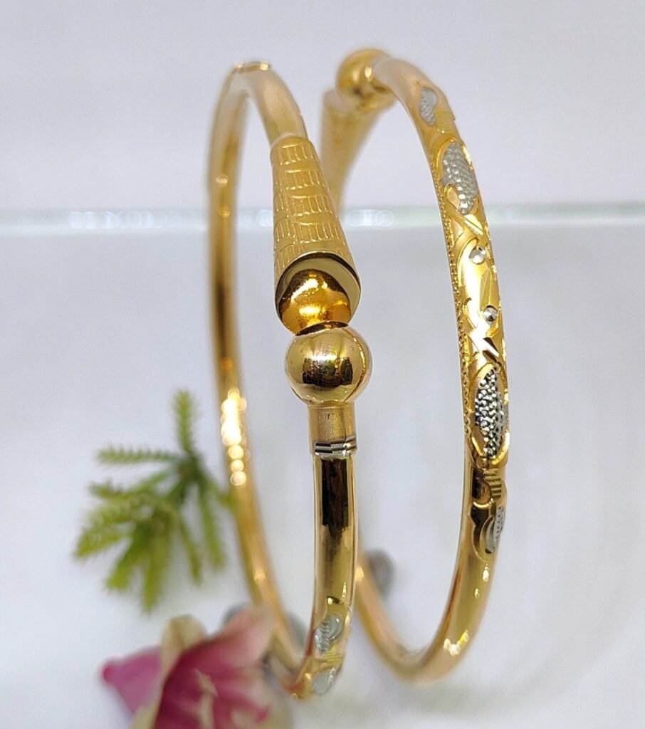916 Gold Hallmarked Single Pipe Kadli SP-291