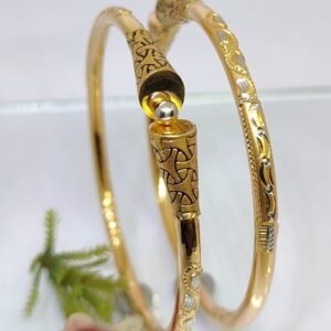 916 Gold Modern Single Pipe Kadli SP-292