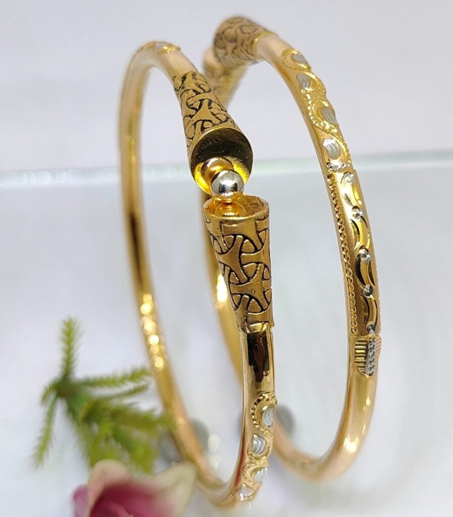 916 Gold Modern Single Pipe Kadli SP-292