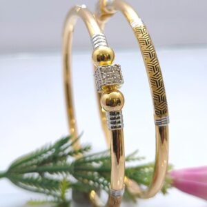 916 Gold Stunning Single Pipe Kadli SP-301