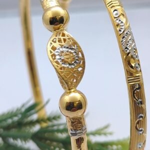 916 Gold Daily Wear Single Pipe Kadli SP-315