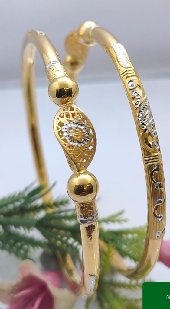 916 Gold Daily Wear Single Pipe Kadli SP-315