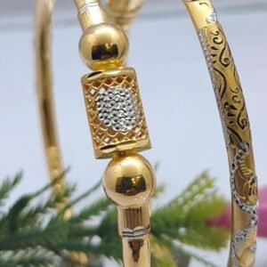 916 Gold Hallmarked Single Pipe Kadli SP-321