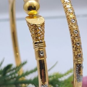 916 Gold Elegant  Single Pipe Kadli SP-330