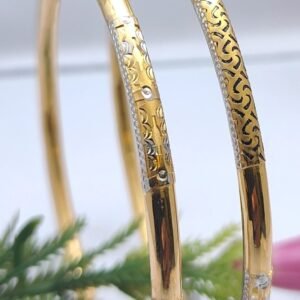 916 Gold Stylish Single Pipe Kadli SP-335
