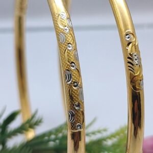 916 Gold Stunning Single Pipe Kadli SP-336