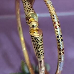 916 Gold Unique  Single Pipe Kadli SP-352