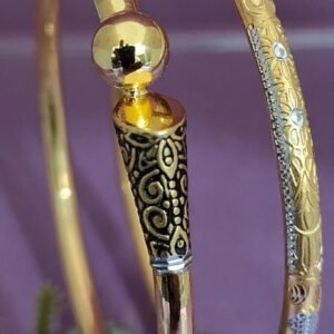 916 Gold Trending Single Pipe Kadli SP-353