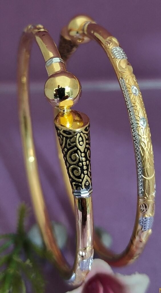 916 Gold Trending Single Pipe Kadli SP-353