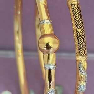 916 Gold Daily Wear Single Pipe Kadli SP-360