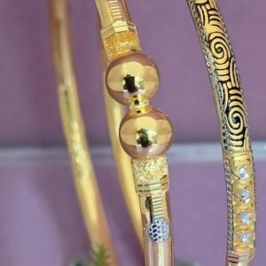 916 Gold Handmade Single Pipe Kadli SP-361