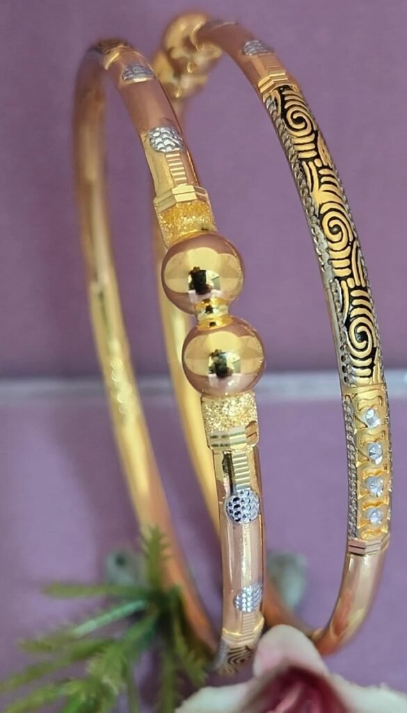 916 Gold Handmade Single Pipe Kadli SP-361