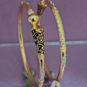 916 Gold Modern Single Pipe Kadli SP-374