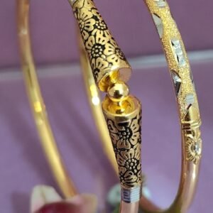 916 Gold Trending Single Pipe Kadli SP-446