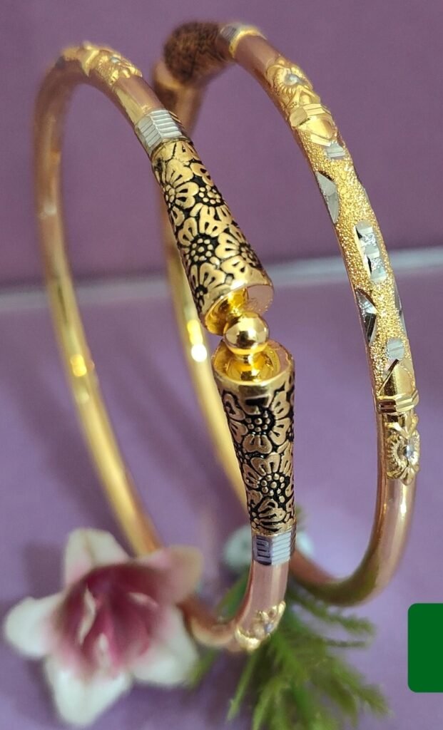 916 Gold Trending Single Pipe Kadli SP-446