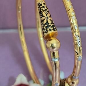 916 Gold Daily Wear Single Pipe Kadli SP-449