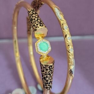 916 Gold Handmade Single Pipe Kadli SP-450