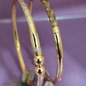 916 Gold Designer Single Pipe Kadli SP-472