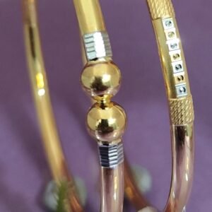 916 Gold Hallmarked Single Pipe Kadli SP-473