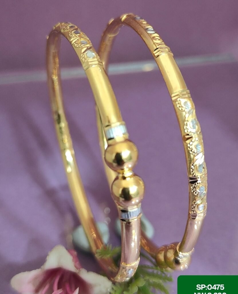 916 Gold Classic Single Pipe Kadli SP-475