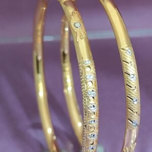 916 Gold Indian Design Single Pipe Kadli SP-492