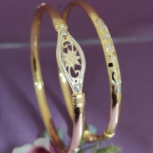 916 Gold Elegant  Single Pipe Kadli SP-495