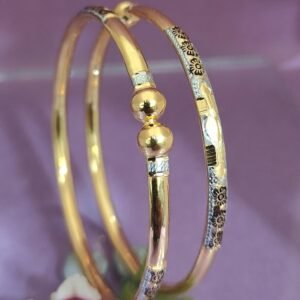 916 Gold Classy  Single Pipe Kadli SP-510