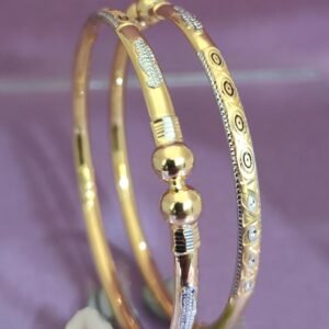 916 Gold Daily Wear Single Pipe Kadli SP-512