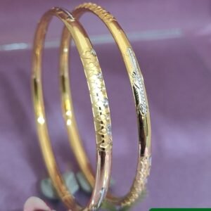 916 Gold Fancy Single Pipe Kadli SP-514