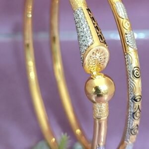 916 Gold Unique  Single Pipe Kadli SP-528