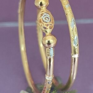 916 Gold Classy  Single Pipe Kadli SP-531